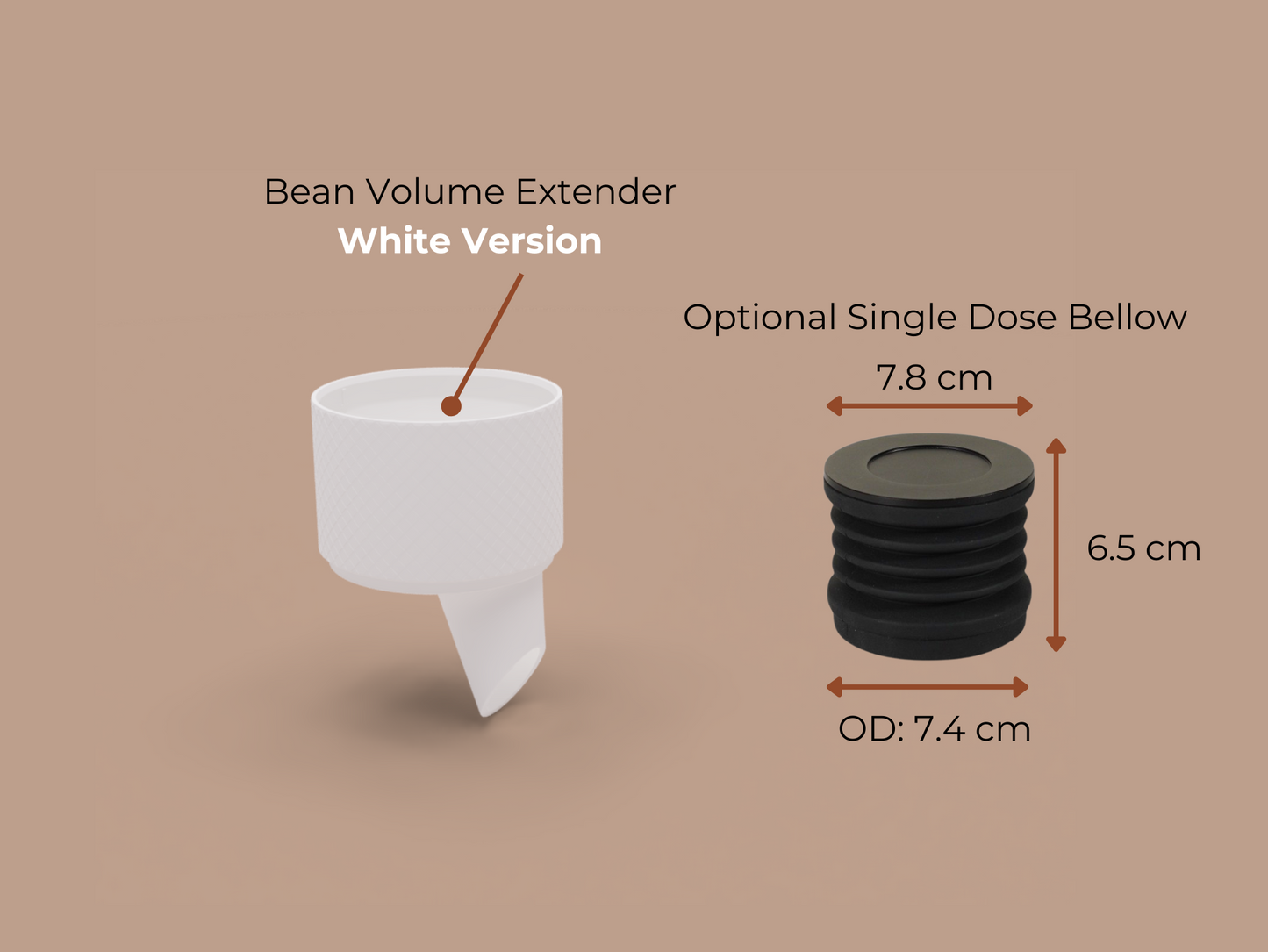 Slow Feeder Bean Volume Extender (compatible to Basic & PRO Version)