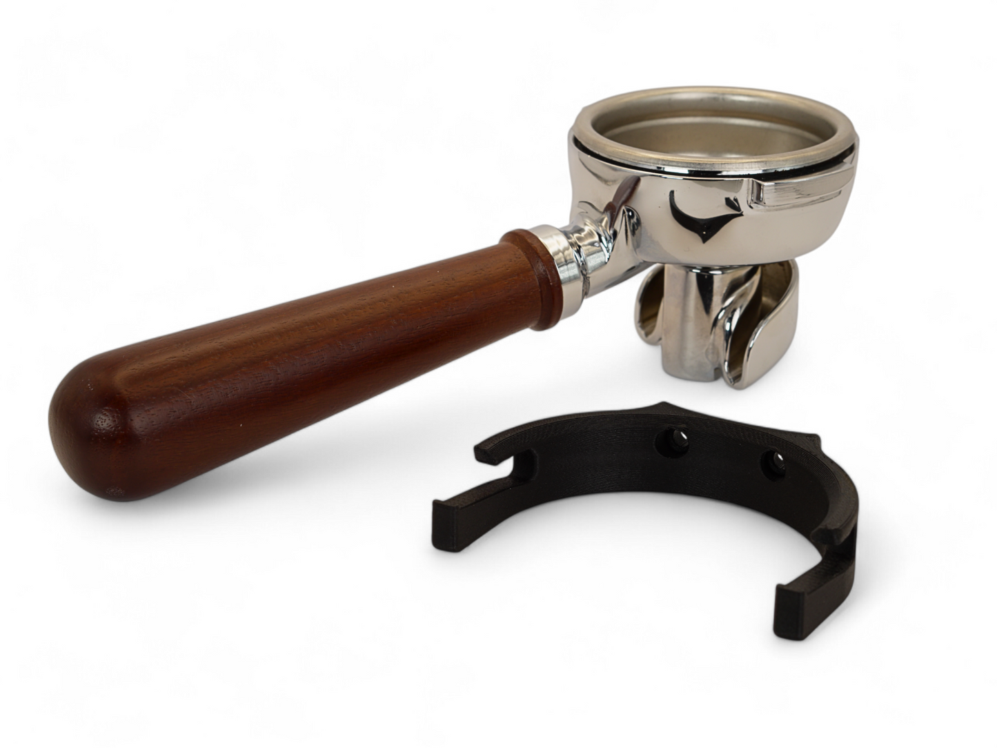DF54 Improved Portafilter Holder and Magnetic Funnel (58mm size, 2 ears)