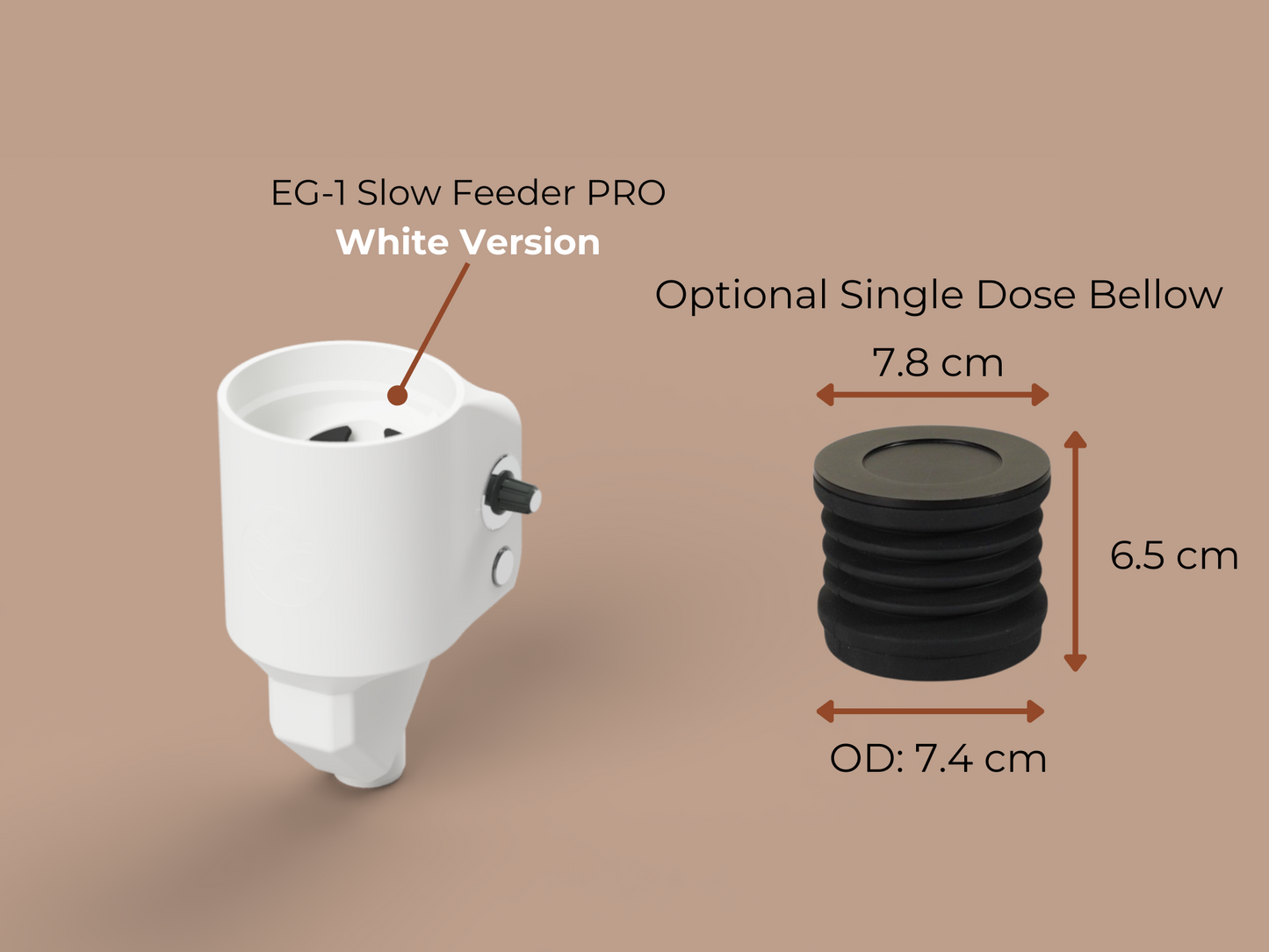 Electric Slow Feeder PRO - Variable Speed - White Version