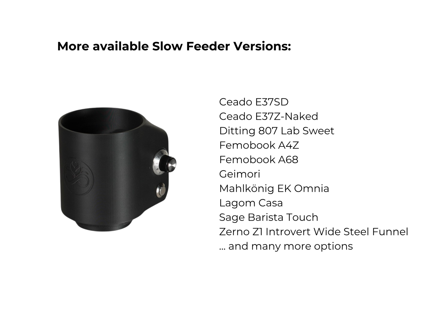 Electric Slow Feeder PRO - Variable Speed - Black Version