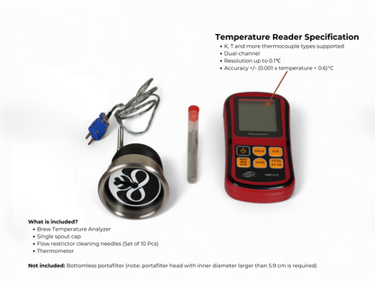 Pre-Order Brew Temperature Analyzer (BTA) for E61 Group Coffee Machines  - Delivery July/ August 2025