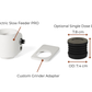 Electric Slow Feeder PRO - Variable Speed - White Version