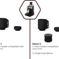 Electric Slow Feeder PRO - Variable Speed - Black Version