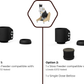 Electric Slow Feeder PRO - Variable Speed - Black Version