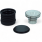 Eureka Mignon Single Dose Bellow | Wood or Metal Lid | Transparent Hopper