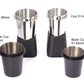 Eureka Mignon Set with Tilted Base | Magnetic Front Tray | Metallic Dosing Cup and Stand | Low Retention Kit | Reduced Coffee Spillage