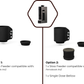 Electric Slow Feeder PRO - Variable Speed - Black Version