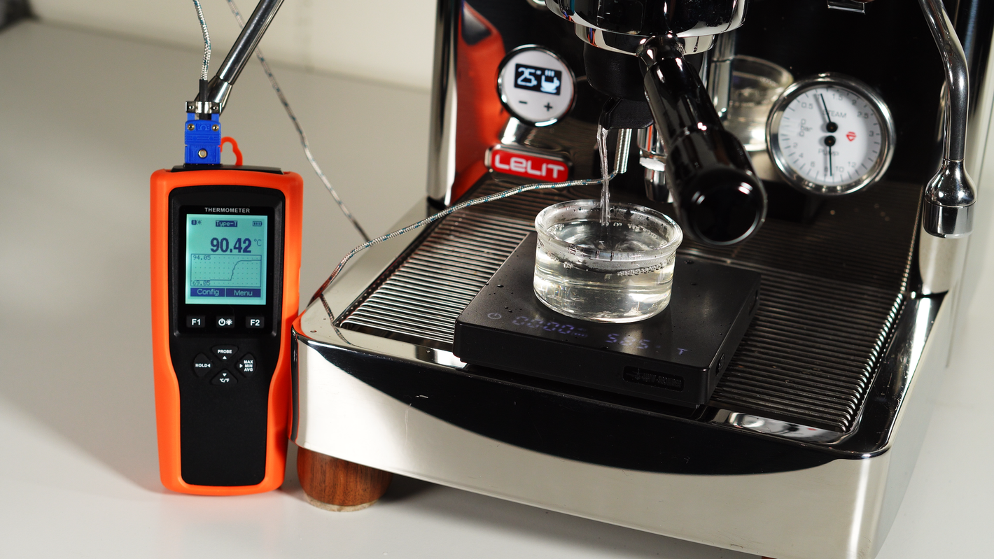 Brew Temperature Analyzer (BTA) for E61 Group Coffee Machines