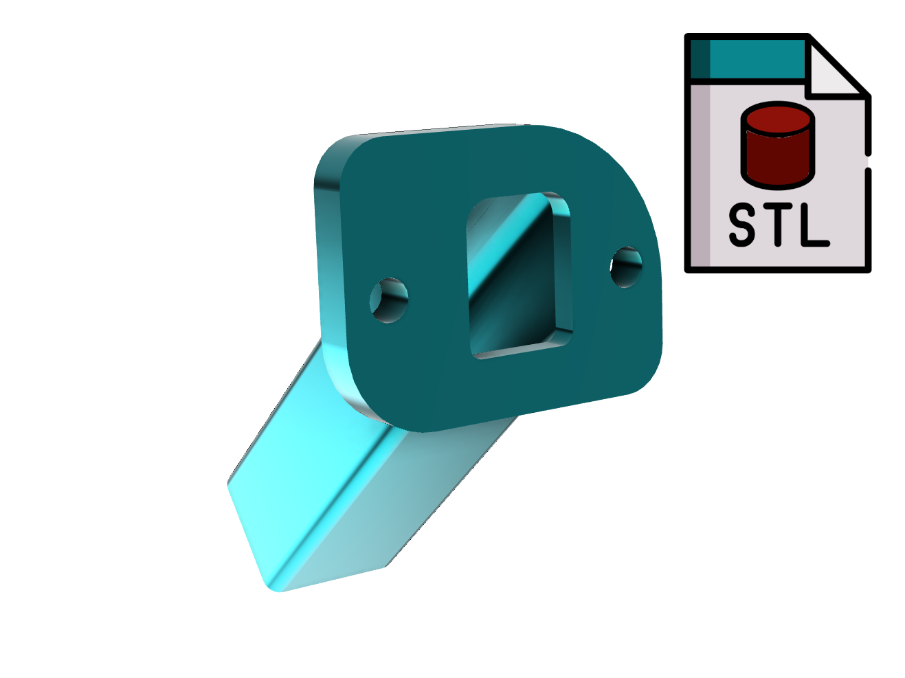 STL - DF64 Low Retention Declumper and Chute