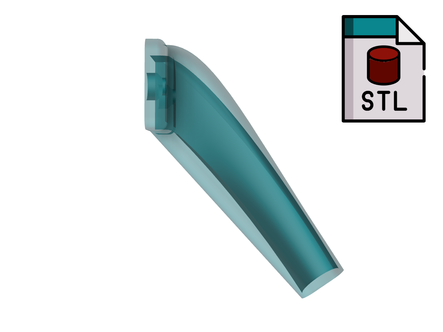 STL - DF64P/DF64E Low Retention Declumper and Chute