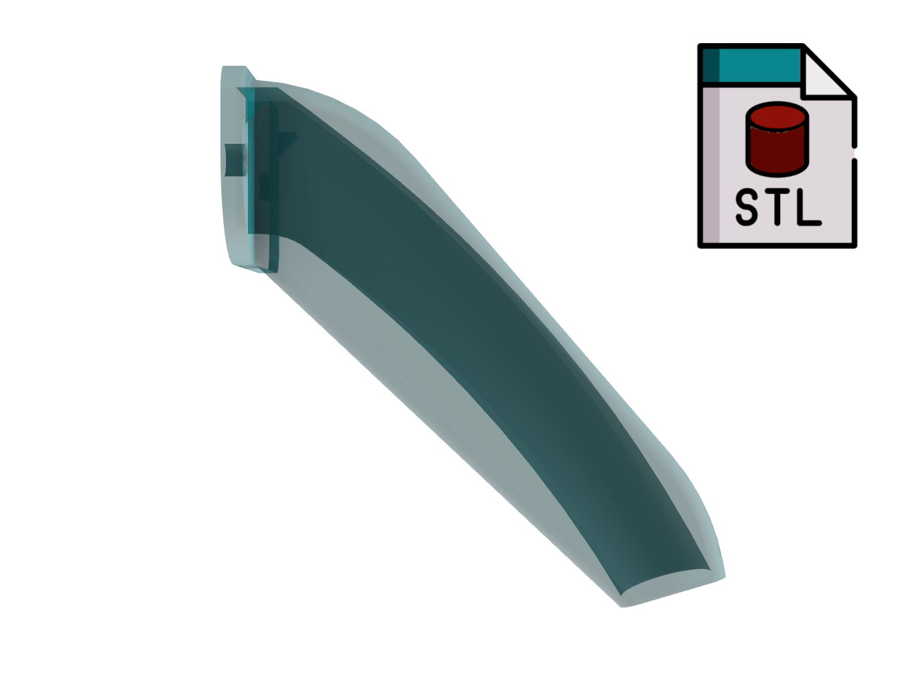 STL - DF83 V1/V2 Low Retention Declumper and Chute